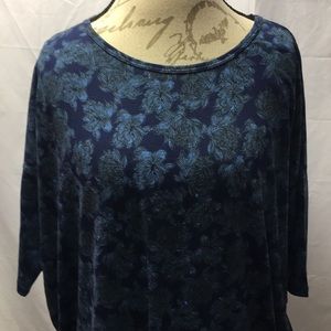 LuLaRoe Blue Irma Tunic